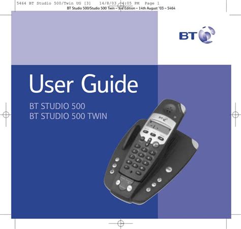 bt studio telephone manual Reader