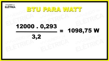 btu en watt