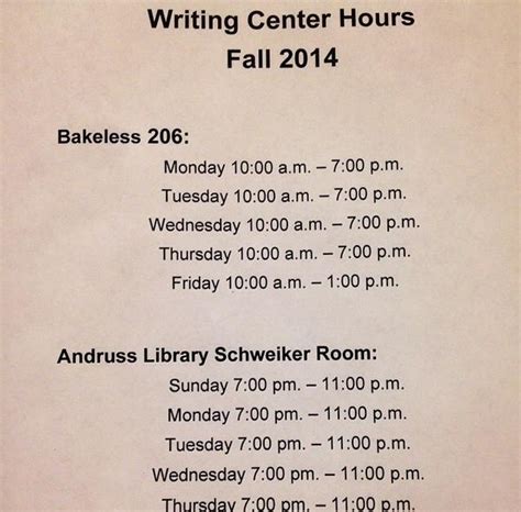 bu writing center