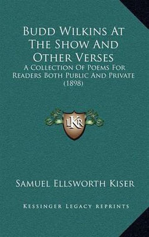 budd wilkins show other verses Reader