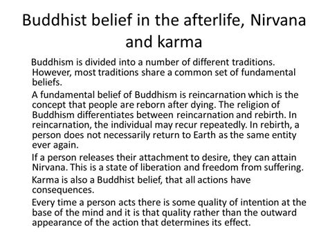 buddhist belief in karma