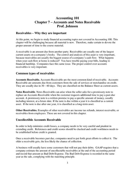 budgeting 101 chapter 7 PDF