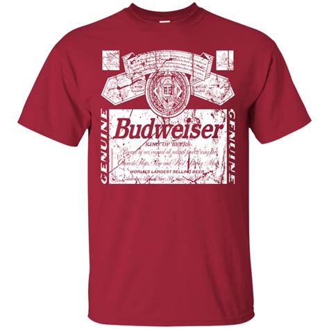 budweiser beer t shirt