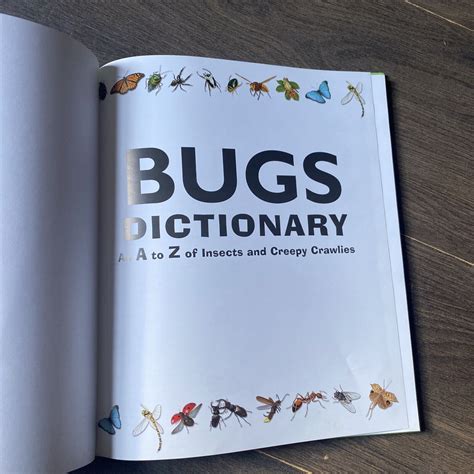 bug dictionary an a to z of insects and creepy crawlies Reader