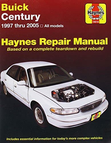 buick century 1997 thru 2005 all models haynes repair manuals PDF