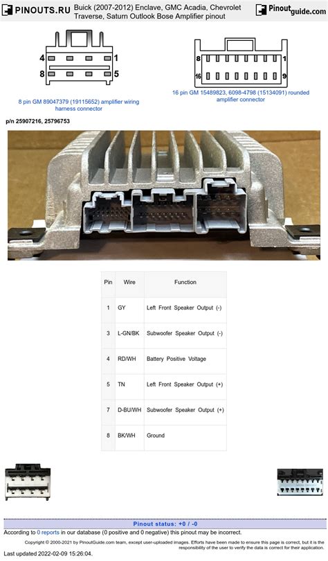 buick enclave bose wiring Reader