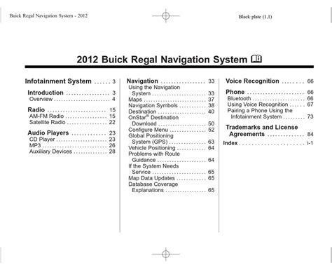 buick regal nav manual 2011 Reader