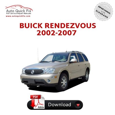 buick rendezvous service manual free download PDF