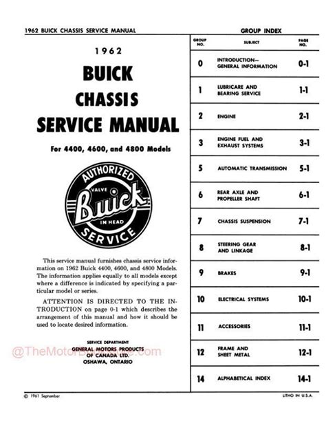 buick service manual 1962 Doc