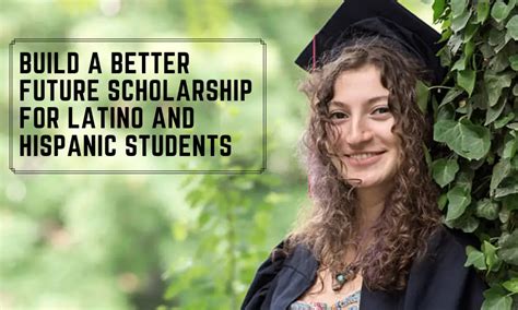 build a better future scholarship