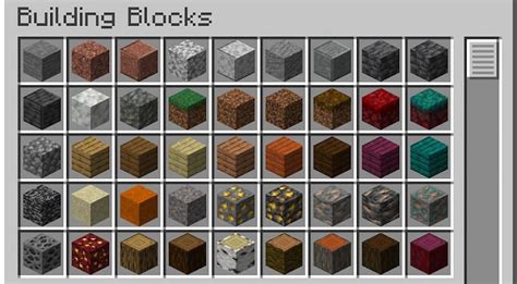 building block in minecraft