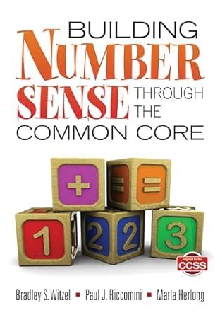 building number sense through the common core Doc