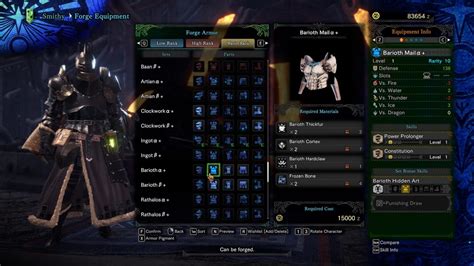 builds in monster hunter world isborn