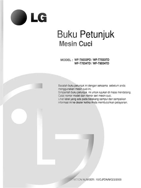 buku petunjuk mesin cuci lg turbodrum Reader