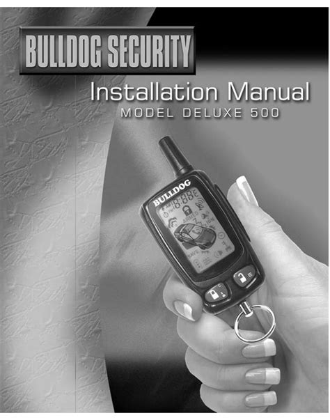 bulldog security automobile alarm manual Epub