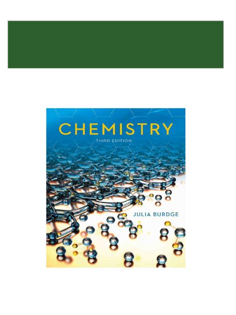 burdge chemistry third edition answers Kindle Editon