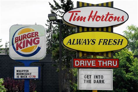 burger king tim hortons Reader