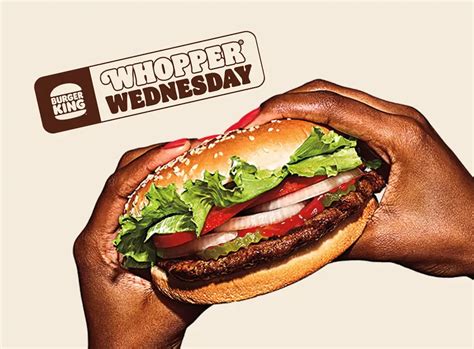 burger king whopper wednesday Reader