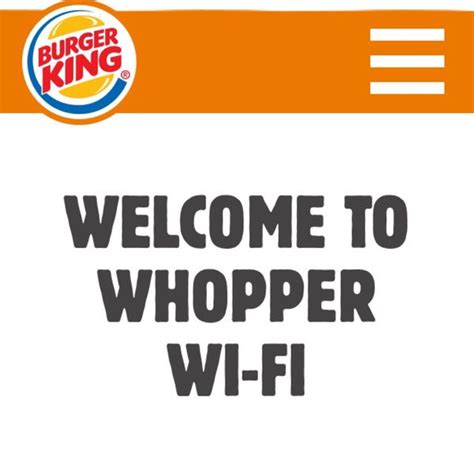 burger king wifi login Epub