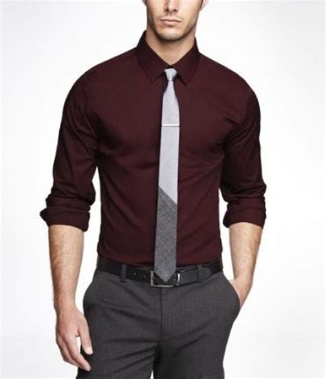 burgundy color shirt