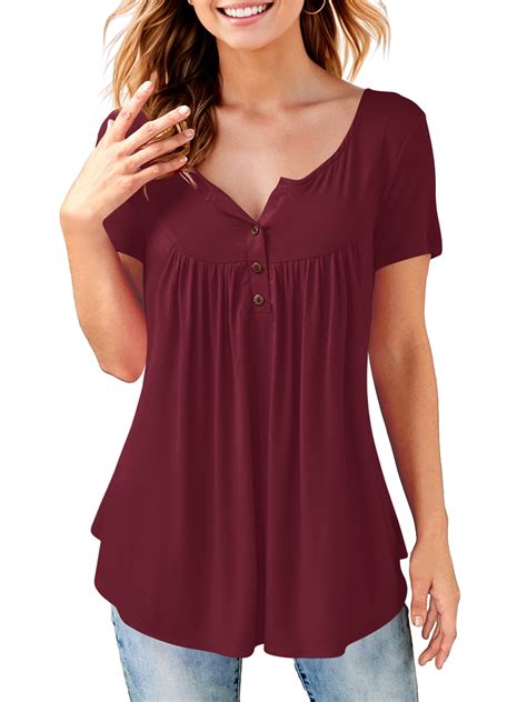 burgundy color shirts for women