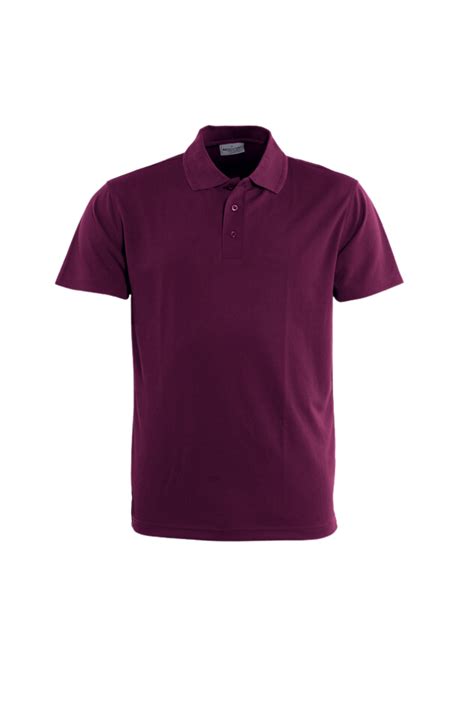 burgundy uniform shirts