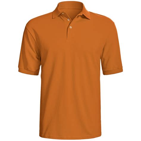 burnt orange polo shirts