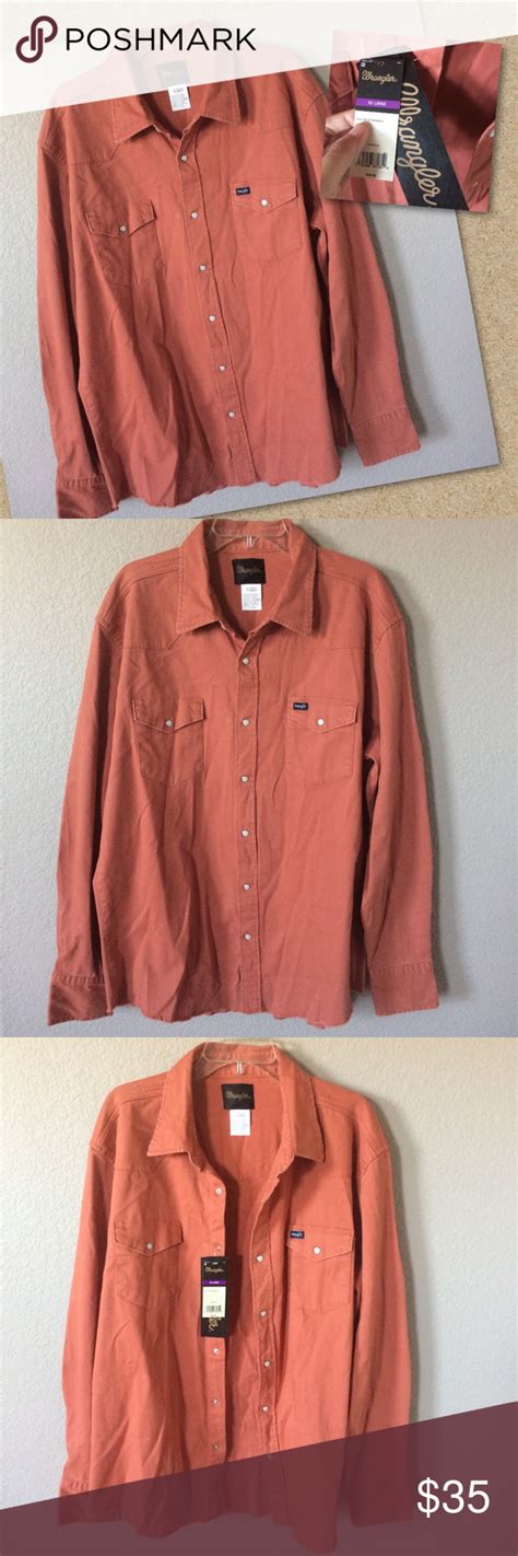 burnt orange western shirt