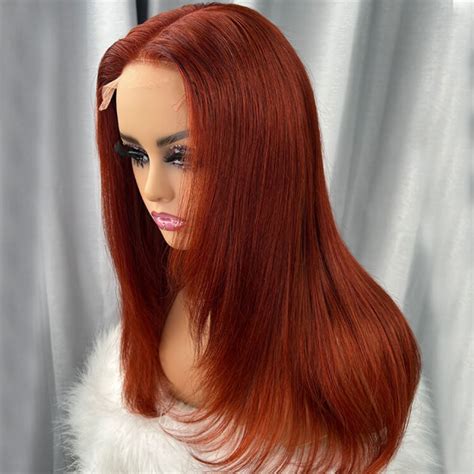 burnt orange wig