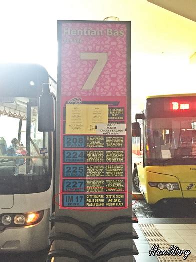 bus from jb sentral to ksl mall