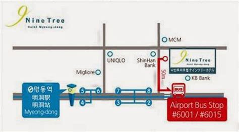 bus from seoul airport to myeongdong