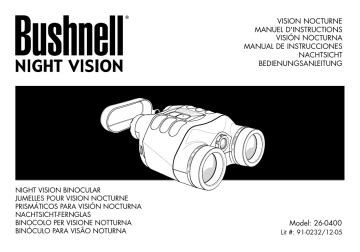bushnell 26 0400 user guide Kindle Editon