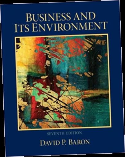 business and its environment baron custom edition PDF