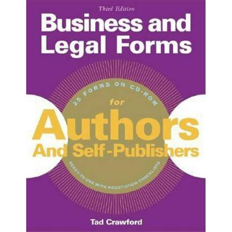 business and legal forms for authors and self publishers Doc