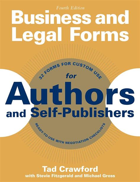 business and legal forms for authors and self publishers Doc