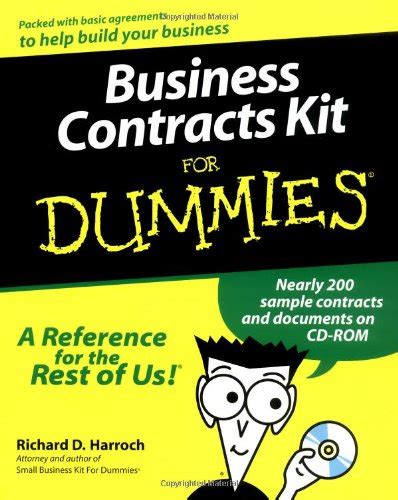 business contracts kit for dummies Ebook Kindle Editon