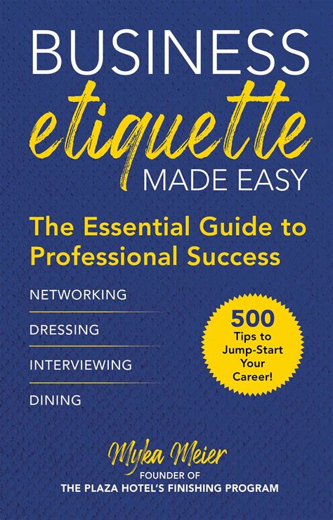 business etiquette made easy essential Kindle Editon
