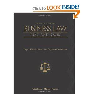 business law 12th edition clarkson study guide Doc