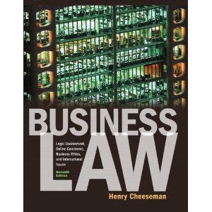 business law henry cheeseman 7th edition PDF