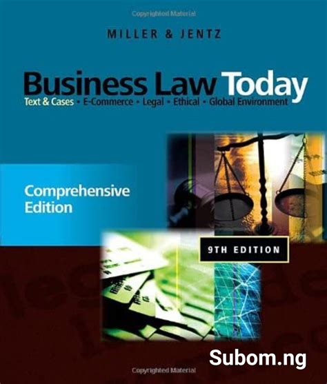 business law today by miller and jentz PDF