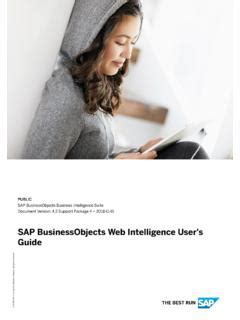 business objects web intelligence user guide PDF