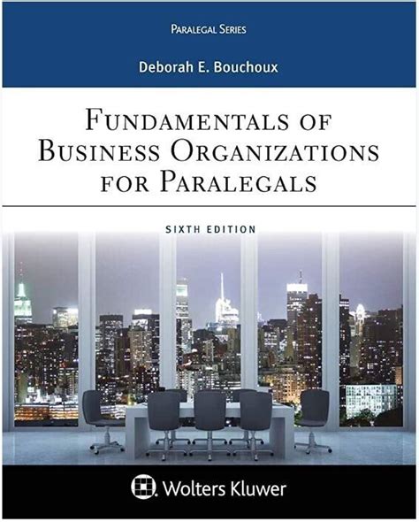 business organizations for paralegals Kindle Editon