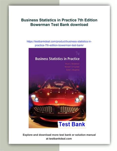 business statistics in practice 7th edition Kindle Editon