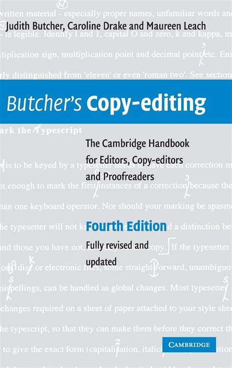 butchers copy editing the cambridge handbook for editors copy editors and proofreaders Kindle Editon