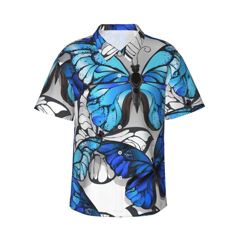 butterfly blue shirt