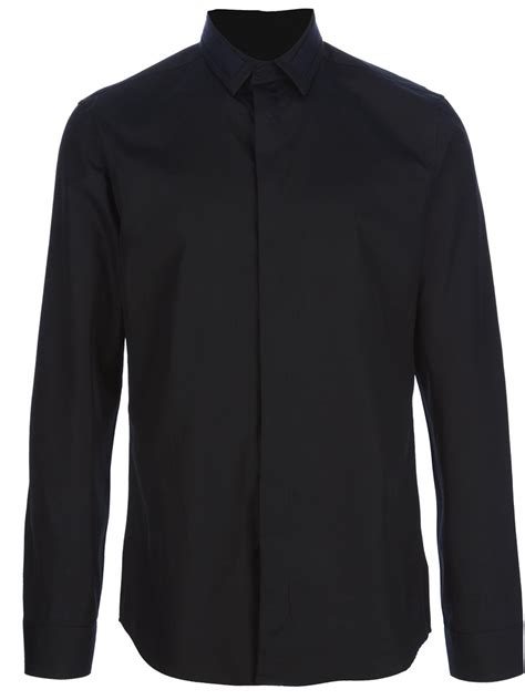 button up black shirt