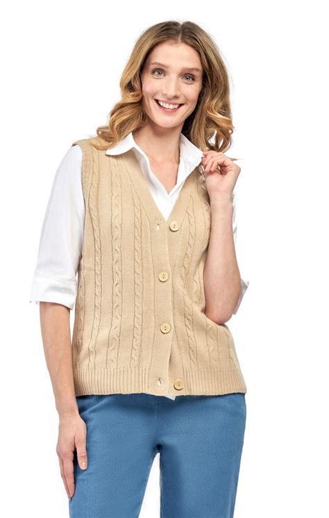 button up sweater vests