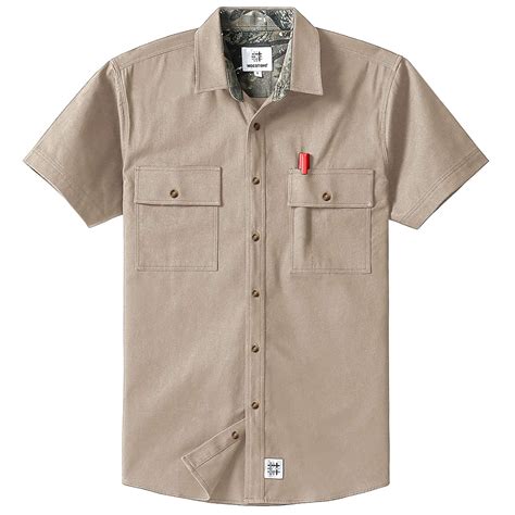 button up work shirts for men