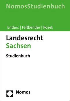 buy online landesrecht sachsen studienbuch christoph enders Epub