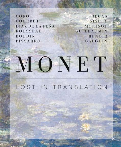 buy online monet lost translation revisiting impressionisms Epub